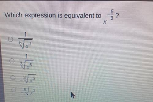 Which expression is equivalent to ?