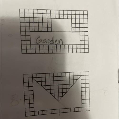 1. In this scale drawing of Mr. Sanchez's garden,

each square represents 1 square meter. What
is