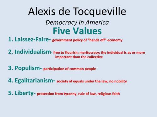 According to Alexis de Tocqueville, why was populism a key to the United States' success as a democr