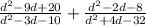 \frac{d^2-9d+20}{d^2-3d-10}+\frac{d^2-2d-8}{d^2+4d-32}
